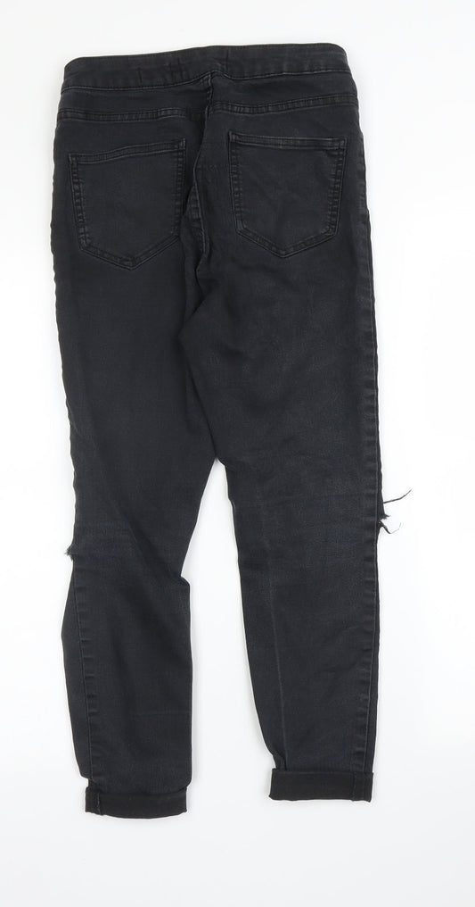 New Look Womens Black  Denim Skinny Jeans Size 10 L21 in