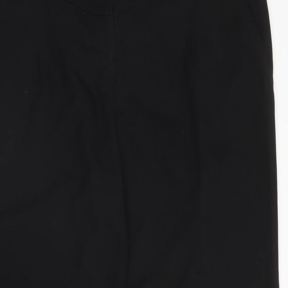 Womens UK Size 18 South Regular Fit  Black Trousers
