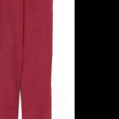 Womens UK Size 12 Preworn Regular Fit Skinny Purple Jeans