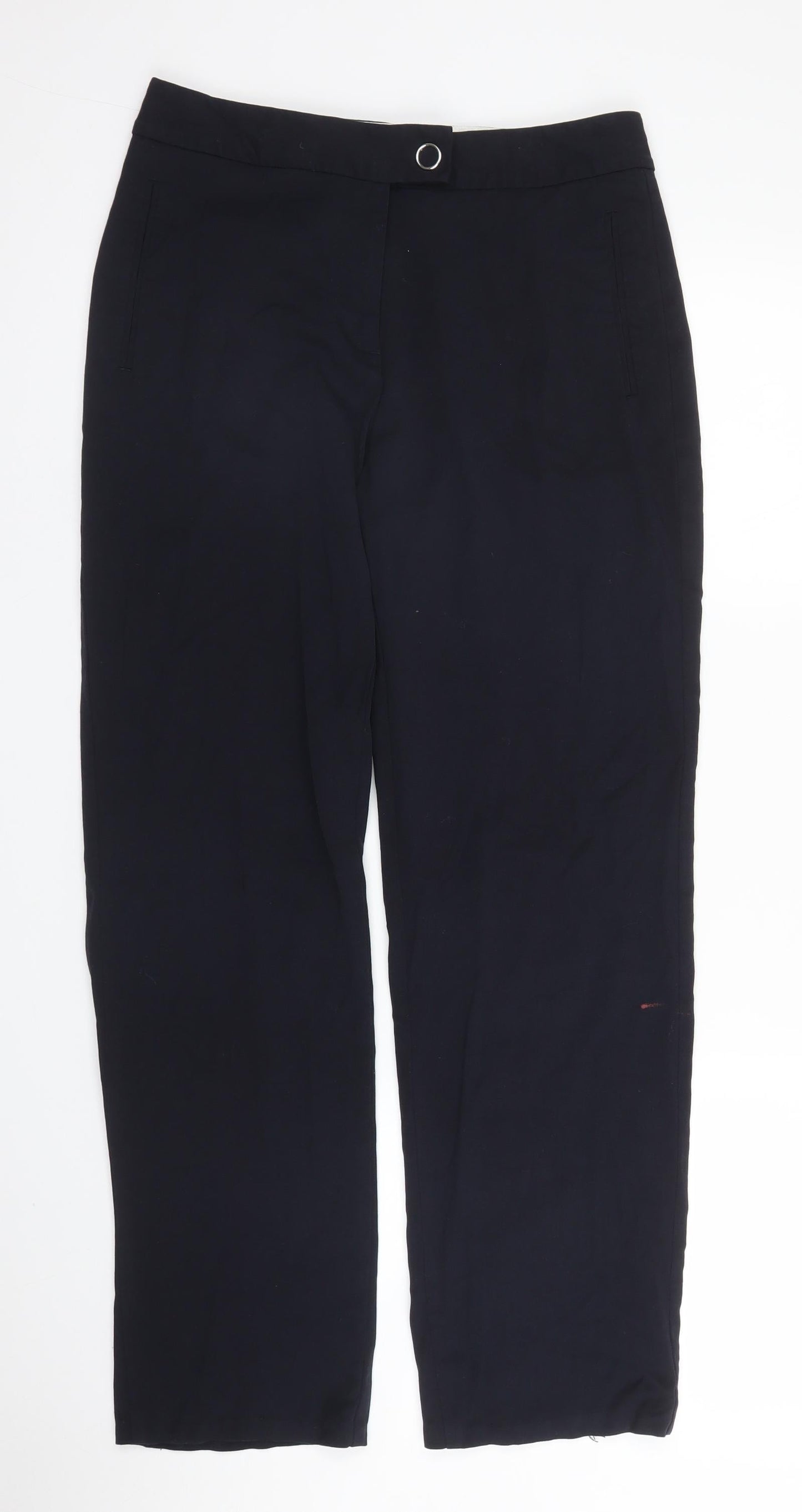 Womens UK Size 8 M&S Regular Fit  Blue Trousers