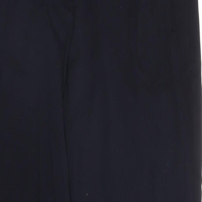 Womens UK Size 8 M&S Regular Fit  Blue Trousers