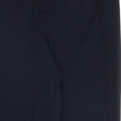 Womens UK Size 14 M&S Regular Fit  Blue Trousers