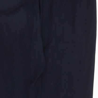 Womens UK Size 14 M&S Regular Fit  Blue Trousers