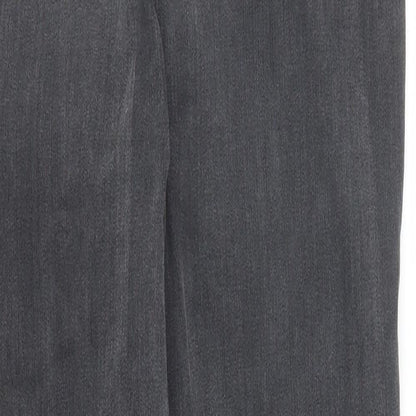 PRETTYLITTLETHING Womens Black  Denim Skinny Jeans Size 10 L27 in