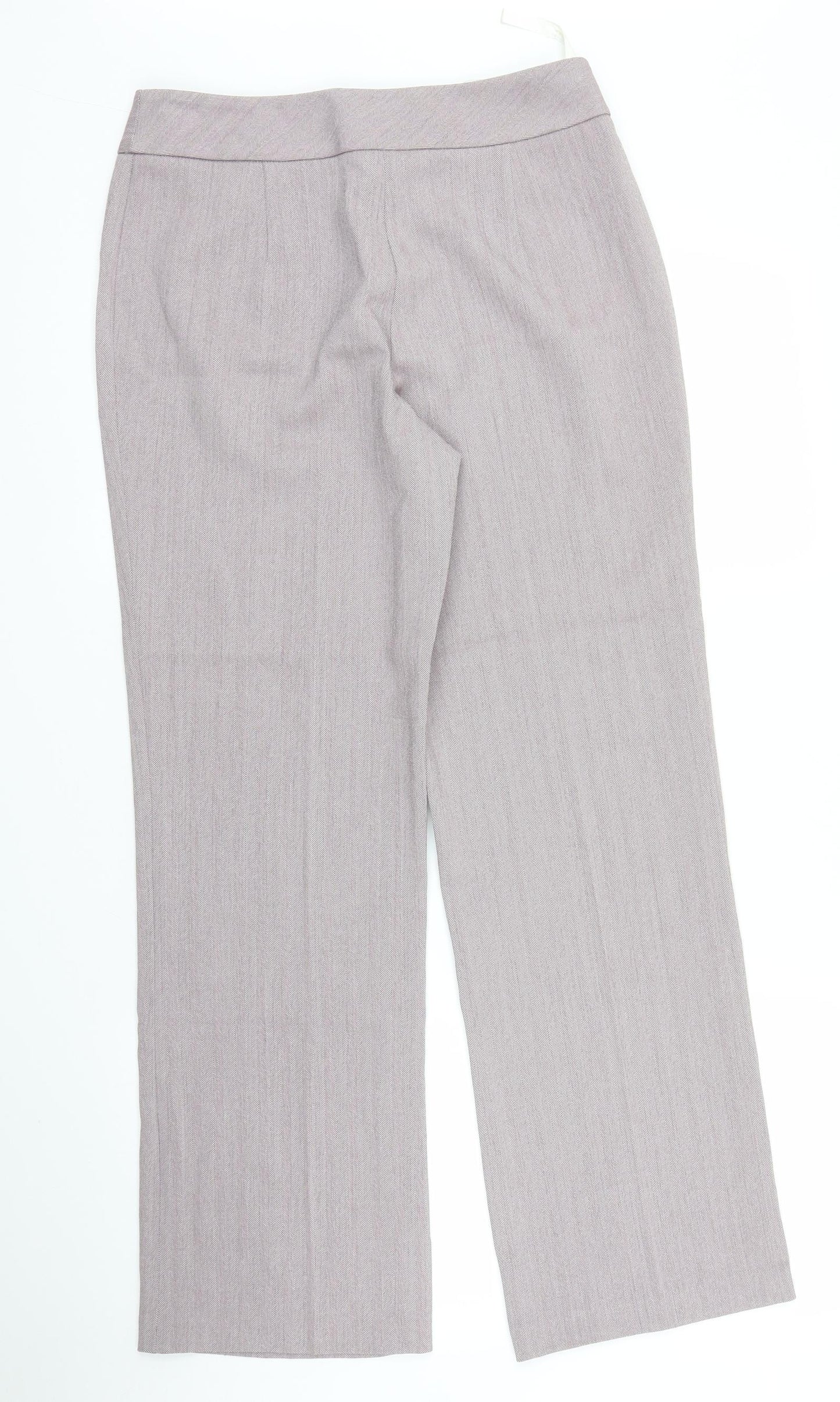 Womens UK Size 10 Berkertex Regular Fit  Purple Trousers