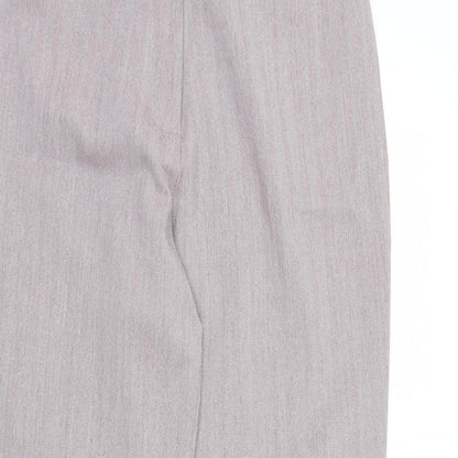 Womens UK Size 10 Berkertex Regular Fit  Purple Trousers