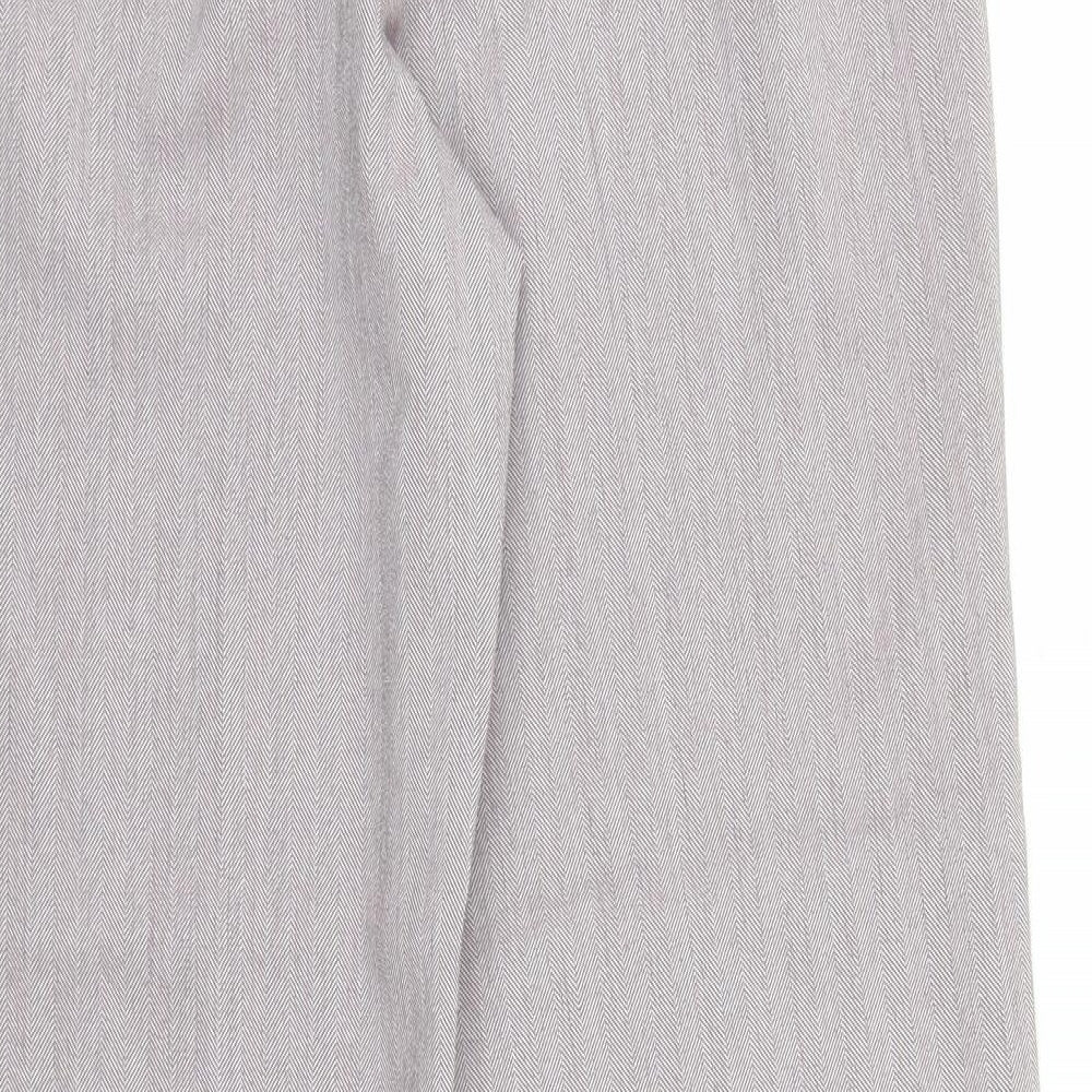 Womens UK Size 10 Berkertex Regular Fit  Purple Trousers
