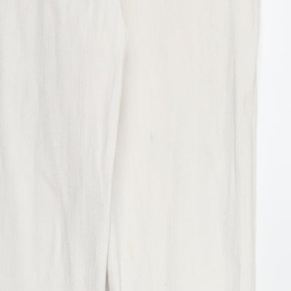 NEXT Womens White  Denim Skinny Jeans Size 8 L27 in