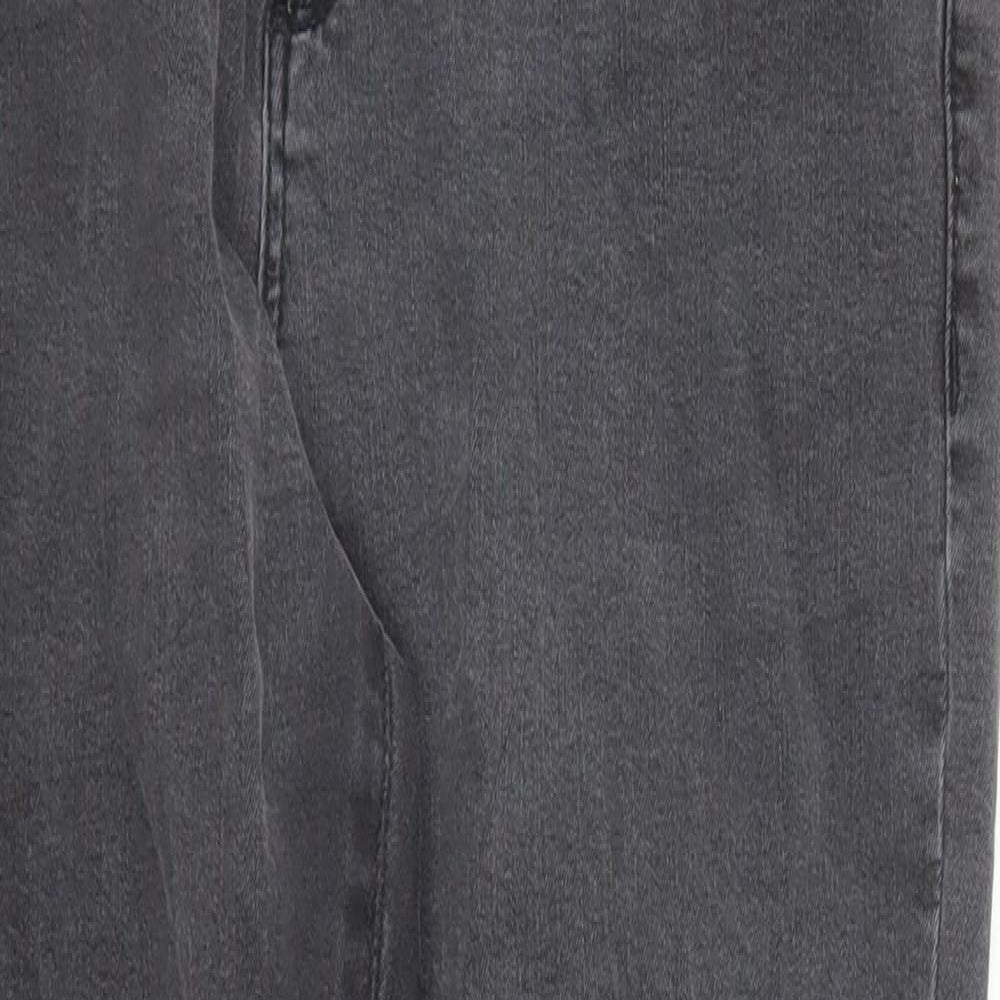 Topshop Womens Grey  Denim Skinny Jeans Size 30 in L25 in