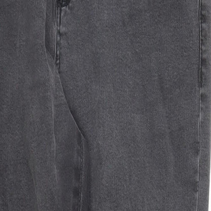 Topshop Womens Grey  Denim Skinny Jeans Size 30 in L25 in