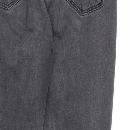 Topshop Womens Grey  Denim Skinny Jeans Size 30 in L25 in
