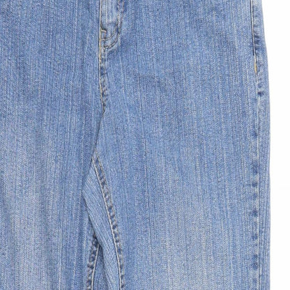 Denim 24/7 Womens Blue  Denim Skinny Jeans Size 10 L27 in