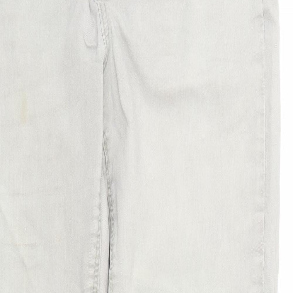 George Womens Green  Denim Skinny Jeans Size 14 L29 in