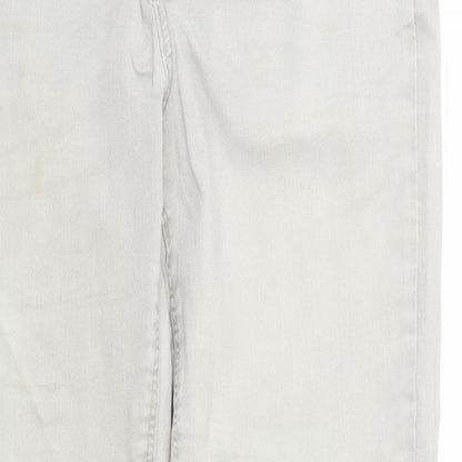 George Womens Green  Denim Skinny Jeans Size 14 L29 in