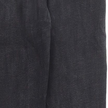 Denim 365 Womens Black  Denim Skinny Jeans Size 12 L23 in