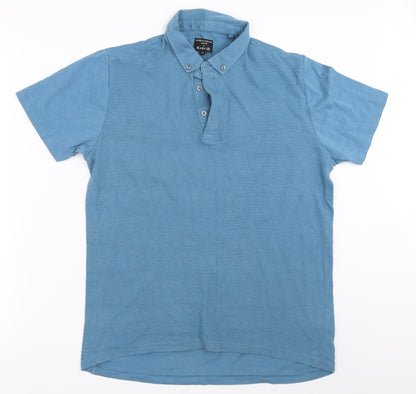Easy Mens Blue    Polo Size M