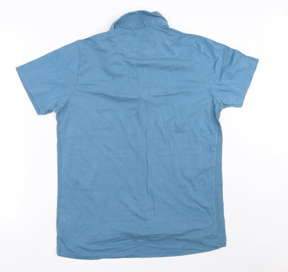 Easy Mens Blue    Polo Size M