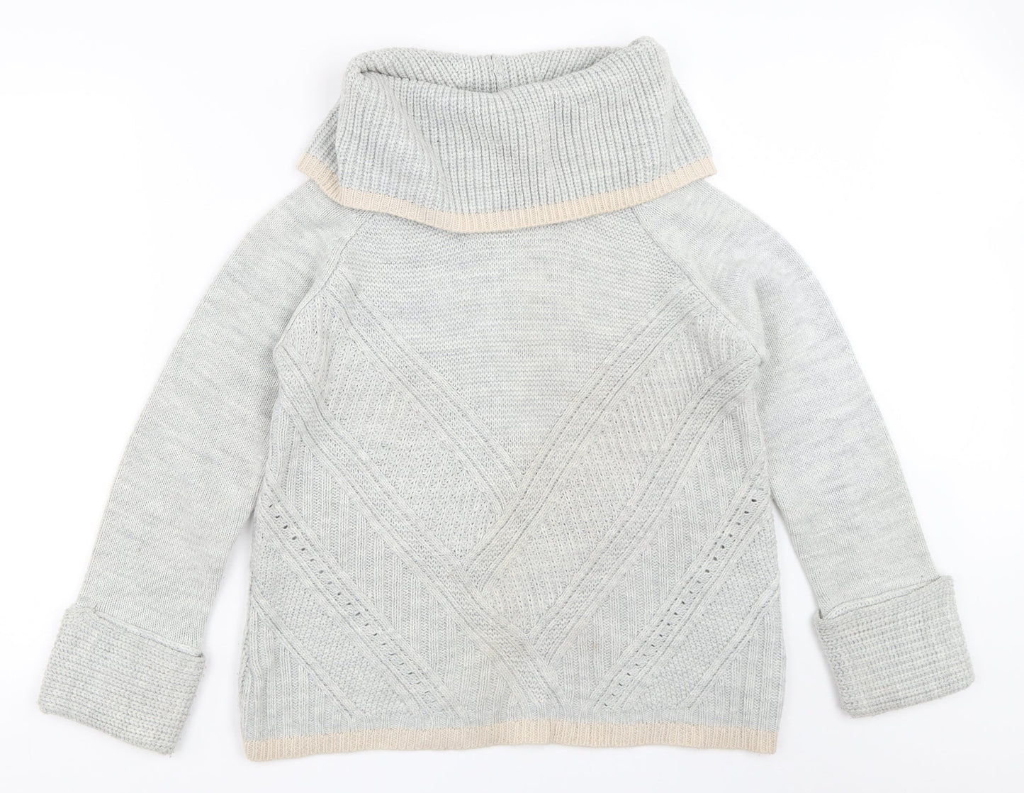 Womens UK Size M Oasis Grey Pullover Jumper