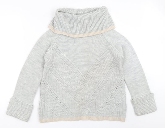 Womens UK Size M Oasis Grey Pullover Jumper
