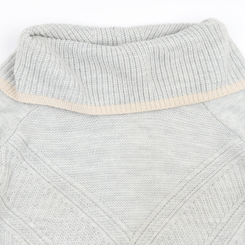 Womens UK Size M Oasis Grey Pullover Jumper