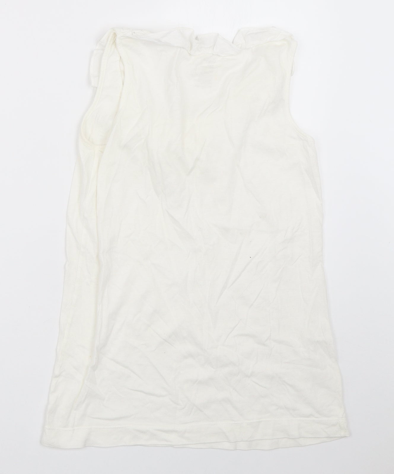 Womens UK Size XS Gap White Basic Tank
