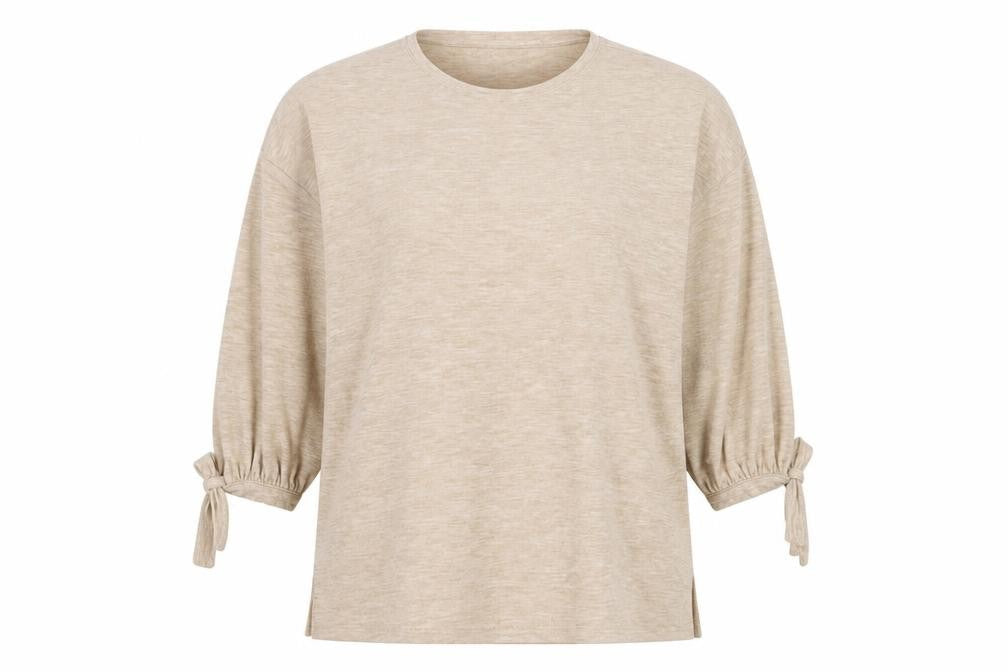Womens UK Size S Mango Beige Pullover Jumper