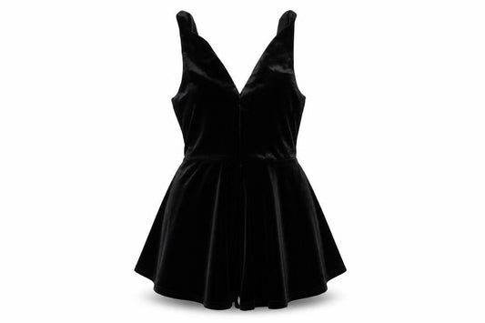 Womens UK Size XS Pins & Needles One-Piece Black Playsuit