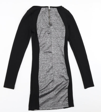 H&M Womens Black   Bodycon  Size 6