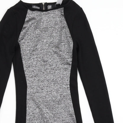 H&M Womens Black   Bodycon  Size 6