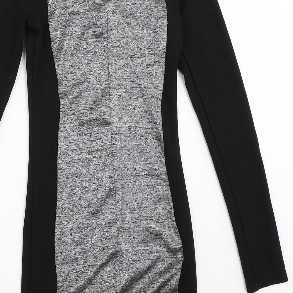 H&M Womens Black   Bodycon  Size 6