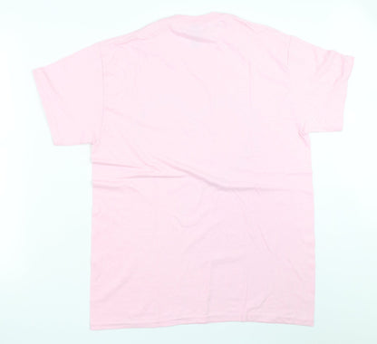 Gildan Womens Pink   Basic T-Shirt Size M