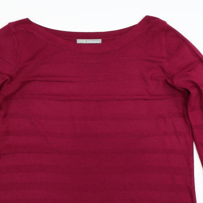 Womens UK Size 12 Marks and Spencer Purple Pullover Jumper