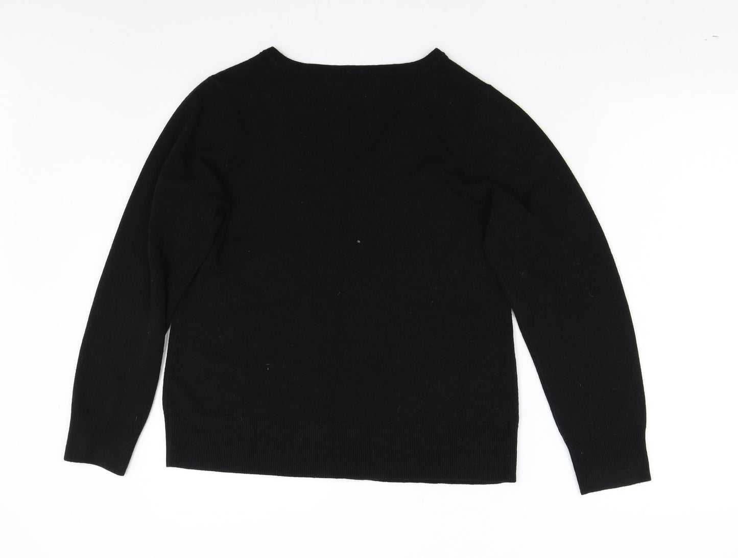 BHS Mens Black  Knit Pullover Jumper