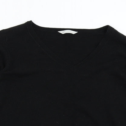 BHS Mens Black  Knit Pullover Jumper