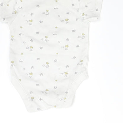 George Baby Grey   Babygrow One-Piece Size 0-3 Months  - Stars Made with Love