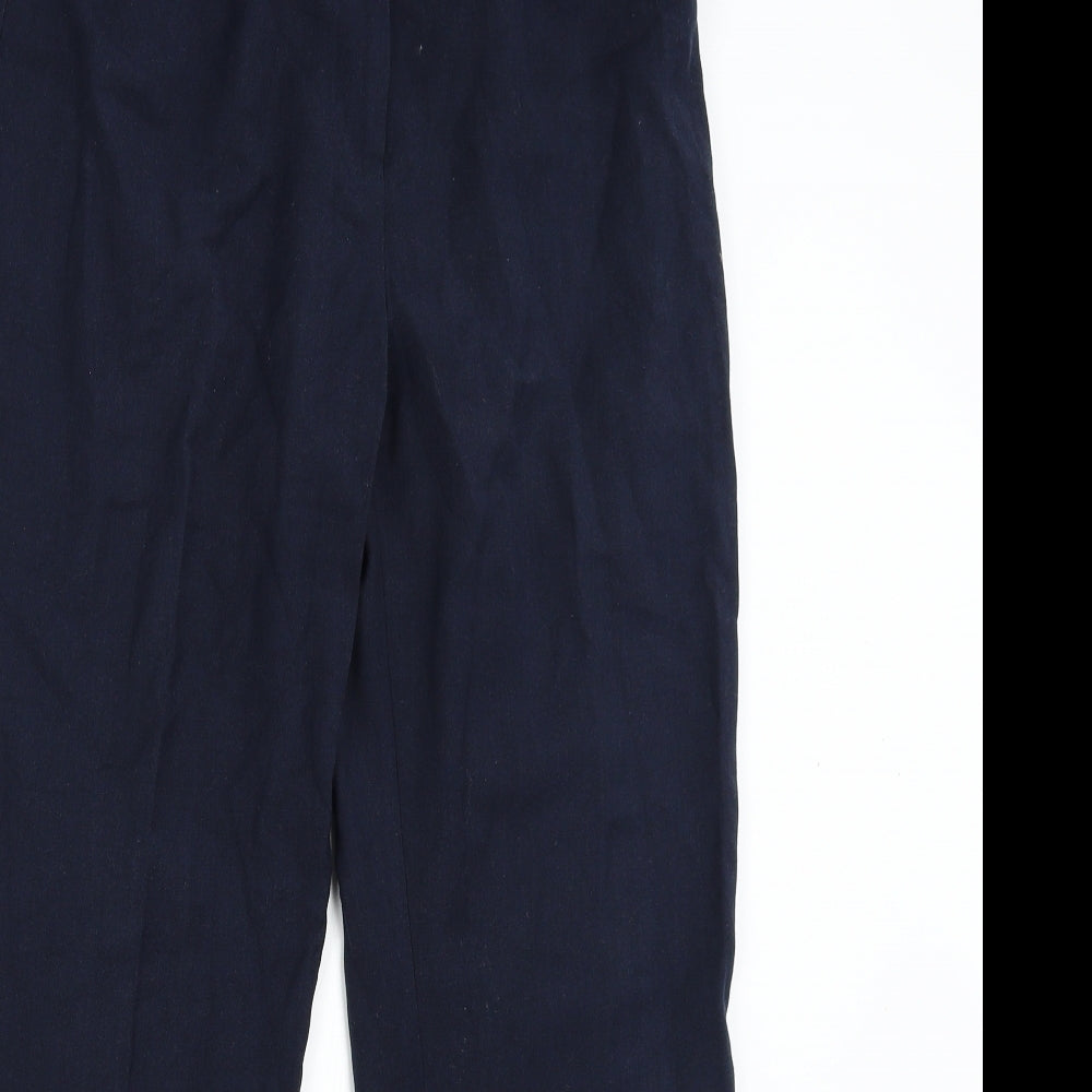 Womens UK Size 14 Papaya Regular Fit  Blue Trousers
