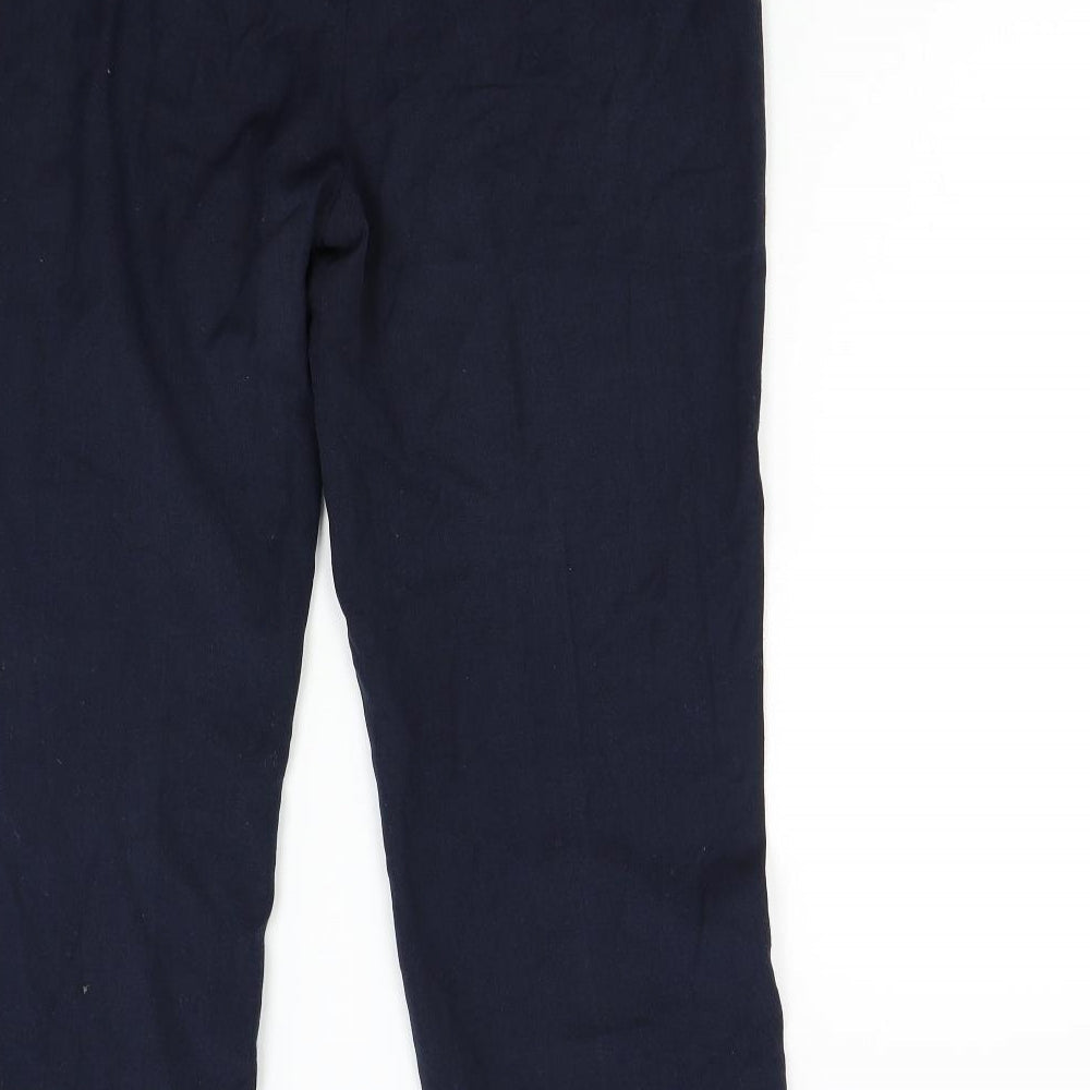 Womens UK Size 14 Papaya Regular Fit  Blue Trousers