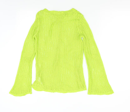 Womens UK Size 8 NEXT Green Pullover Jumper