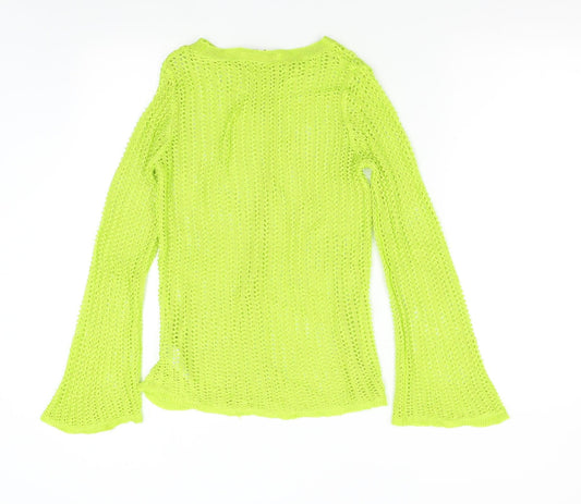 Womens UK Size 8 NEXT Green Pullover Jumper