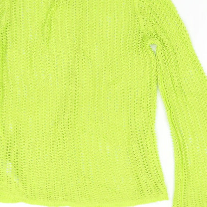 Womens UK Size 8 NEXT Green Pullover Jumper