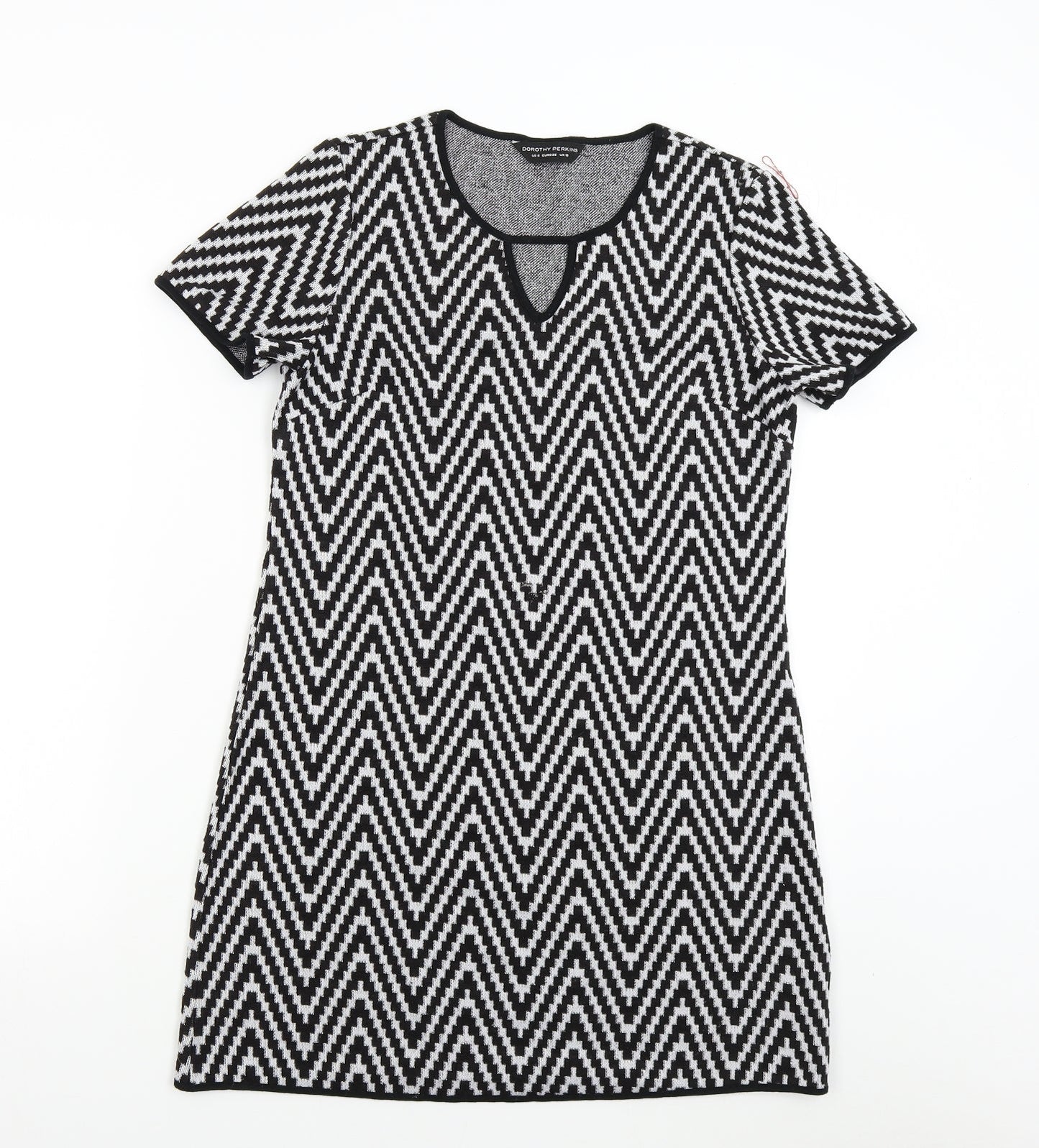 Dorothy Perkins Womens Multicoloured Geometric  Slip Dress  Size 10