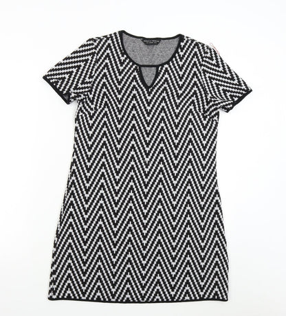 Dorothy Perkins Womens Multicoloured Geometric  Slip Dress  Size 10