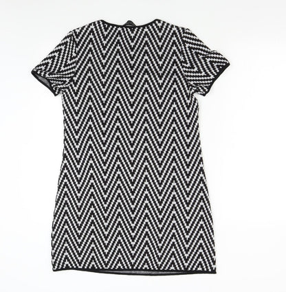 Dorothy Perkins Womens Multicoloured Geometric  Slip Dress  Size 10