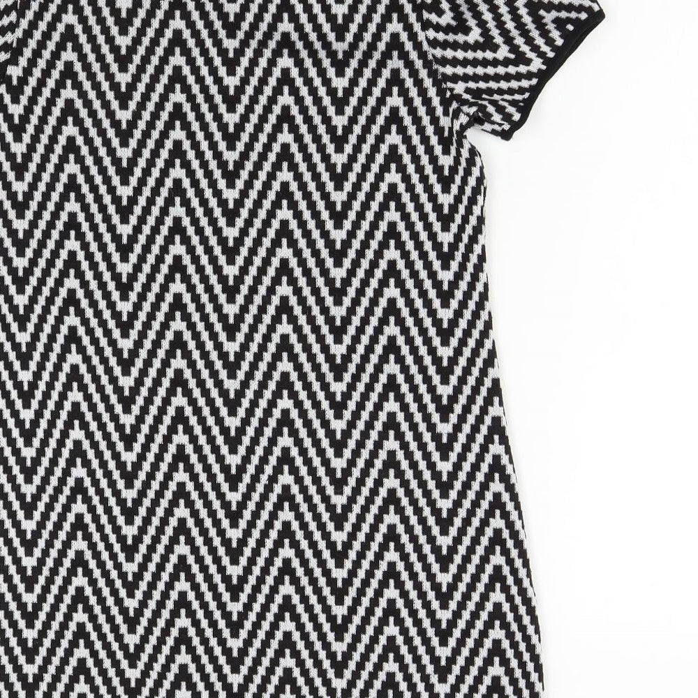 Dorothy Perkins Womens Multicoloured Geometric  Slip Dress  Size 10