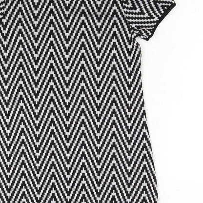 Dorothy Perkins Womens Multicoloured Geometric  Slip Dress  Size 10