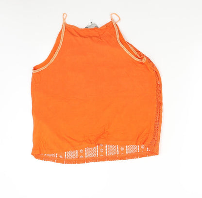 Peacock's Womens Orange   Basic Tank Size 14