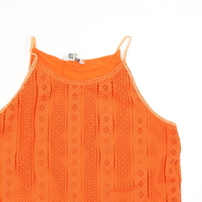 Peacock's Womens Orange   Basic Tank Size 14