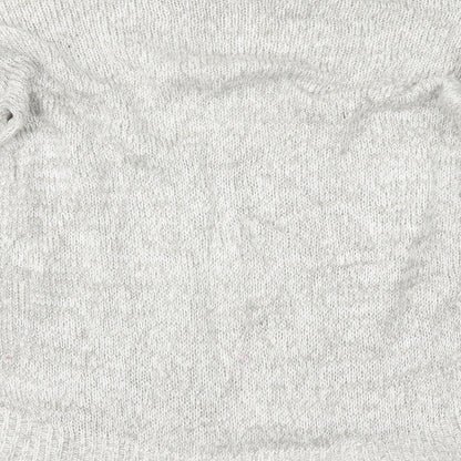Womens UK Size S New Look Grey Pullover Jumper