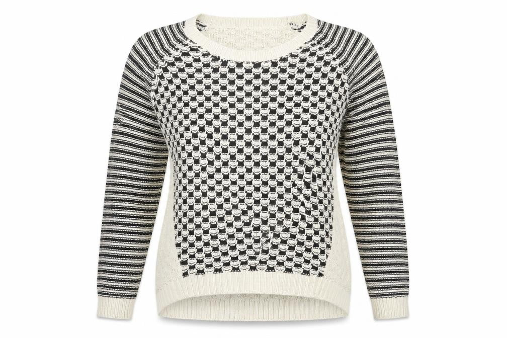 Womens UK Size 14 F&F Beige Pullover Jumper