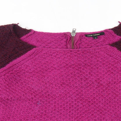 Womens UK Size 8 River Island Purple Pullover Jumper